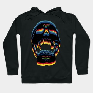 Skull Blurred wide open Hoodie